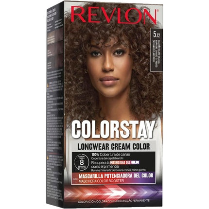 Vopsea de păr, Revlon, COLORSTAY Cream Color, castaniu glacial