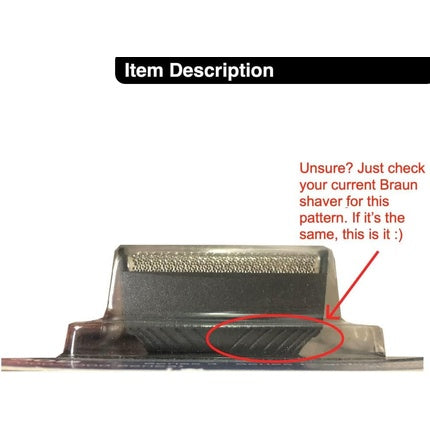 Folie și Cutter pentru Ras, Braun, Series 3, Negru