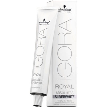 Vopsea de păr, Schwarzkopf, Igora Royal Silverwhite, gri ardezie, 60ml