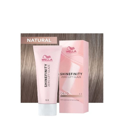 Vopsea par demi-permanenta, Wella Shinefinity, 06/0 Blond Natural Inchis, 60ml