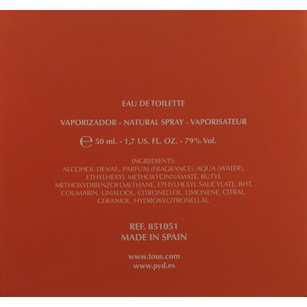 Eau de Toilette pentru bărbați, Tous Man Intense, 50ml