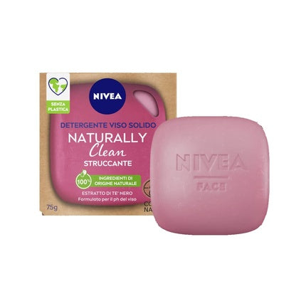 Demachiant solid, Nivea, Naturally Clean, 75g