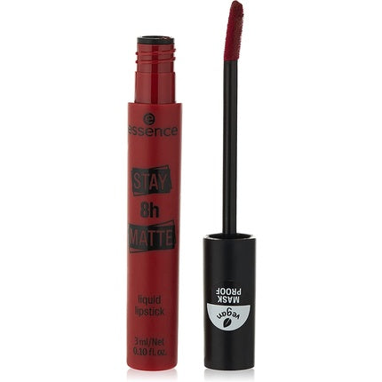 Ruj lichid Essence STAY 8h Matte, roșu