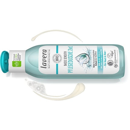 Gel de duș, Lavera, Basis Sensitive, aloe vera organic, 250 ml