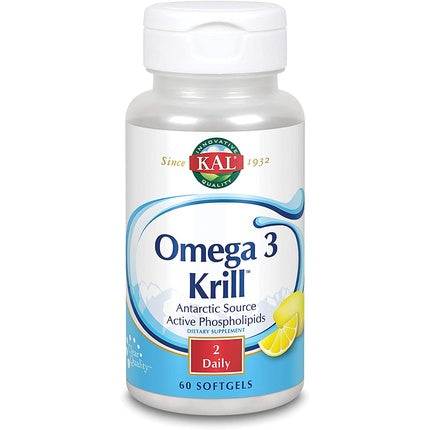 Supliment Omega 3 Krill, Kal, 500mg, 60 capsule