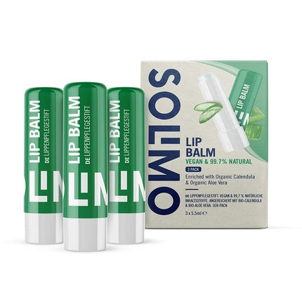 Balsam de Buze Solimo Aloe Vera Verde