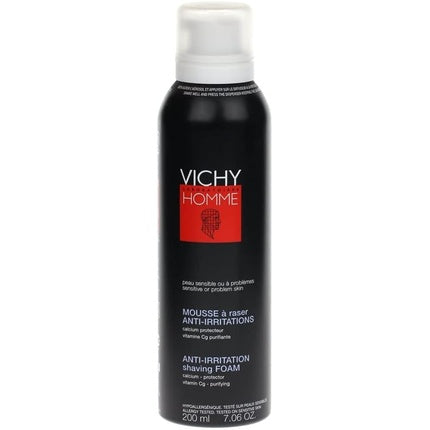 Cremă de bărbierit anti-iritație, Vichy Homme, 200ml