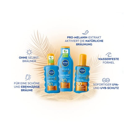 Spray Protectie Solara, Nivea SUN, SPF 20, albastru-galben