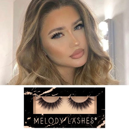 Gene False Melody Lashes Ultra Fluffy Negru