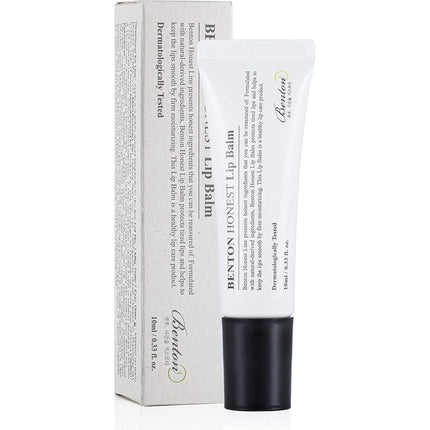 Balsam de Buze, Benton, Honest Lip Balm, 10ml, Alb