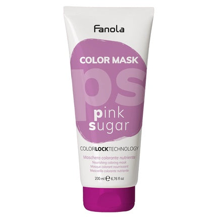 Mască păr, Fanola, Color Mask Pink Sugar, 200 ml