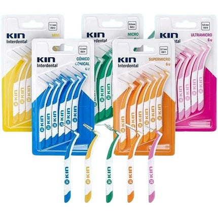 Ață dentară, Kin, Interdental Conico 1.3mm, negru