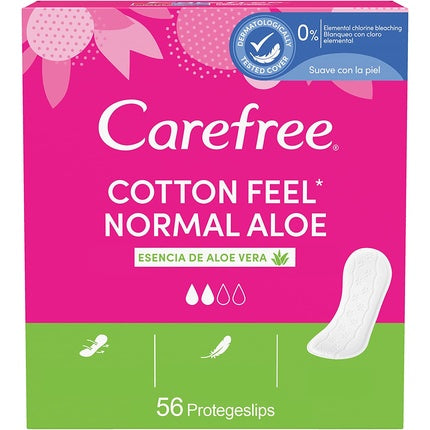 Protege-slip Carefree, Transparent, 56 buc
