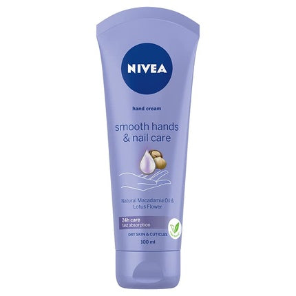Cremă de Mâini, Nivea, Smooth Hands and Nail Protection, 100ml