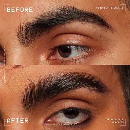 Gel sprâncene, NYX, The Brow Glue, negru