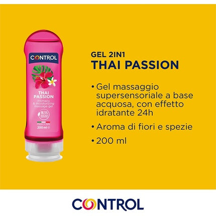 Gel masaj Thai Passion, Control, 200ml