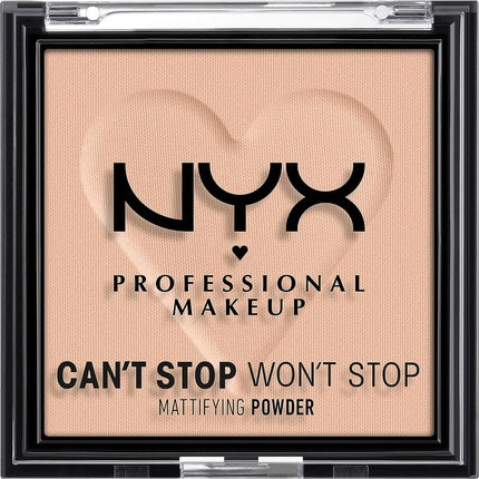 Pudră față NYX Cant Stop Medium, 04, matifiantă