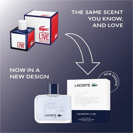 Apa de Toaletă, Lacoste, Live, 75ml