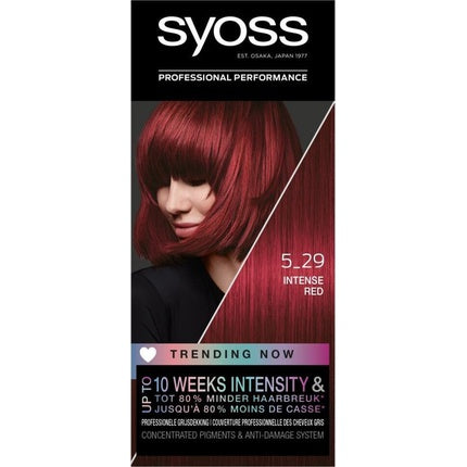 Vopsea par, Syoss, Color Baseline 5-29 Intense Rosu