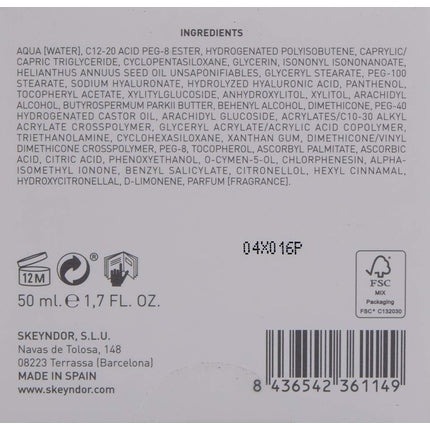 Cremă față, Skeyndor, Power Hyaluronic, 50ml, albăstrui