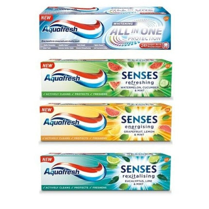 Pastă de dinți, Aquafresh, albire cu fluor, 75ml