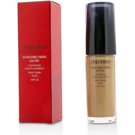 Fond de ten, Shiseido, Synchro Skin Glow, 30ml, roz