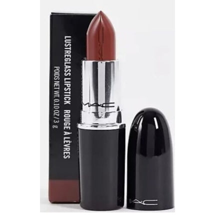 Ruj MAC Lustreglass Sheer Shine 549 PDA Rosu Cald Cupru