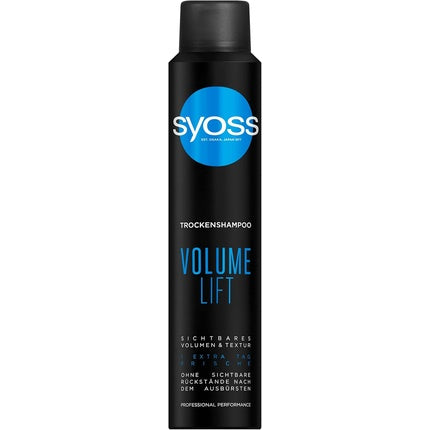 Șampon uscat, Syoss, Volume Lift, 200 ml, negru