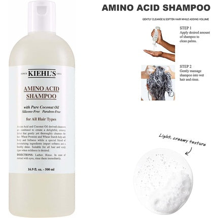 Șampon Kiehl's Amino Acid 500ml Alb