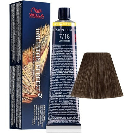 Vopsea de păr, Wella, Koleston Perfect Me+ 7/18, 60ml
