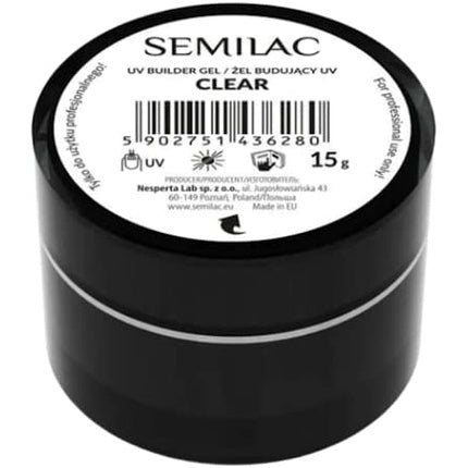 Gel UV, Semilac, Clear, 15g