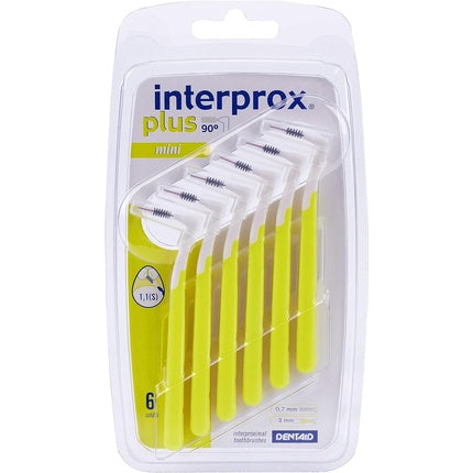 Periuță interdentară, Dentaid, Interprox Plus, galben