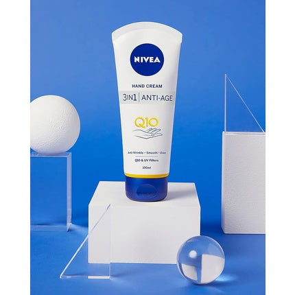 Cremă de mâini Nivea Q10 anti-aging 100ml alb