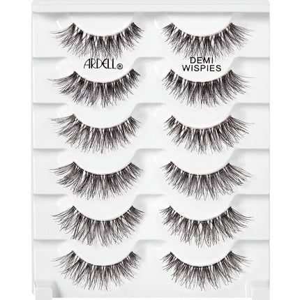 Gene False Ardell Demi Wispies Negru, 6 Perechi