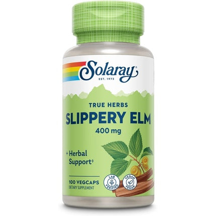 Supliment, Solaray, Slippery Elm 400mg, vegetal