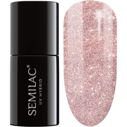 Lac unghii UV, Semilac, Midnight Samba 179, roz