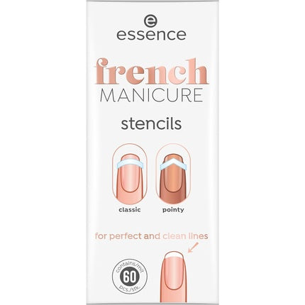 Șabloane pentru manichiură, Essence, 60 bucăți