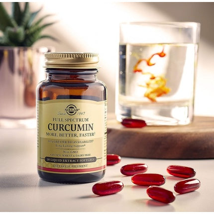 Supliment alimentar, Solgar, Full Spectrum Curcumin, 30 licaps