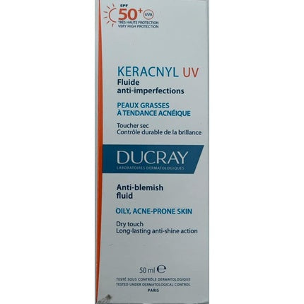 Cremă protecție solară, Ducray, Keracnyl, SPF 50+, 50 ml