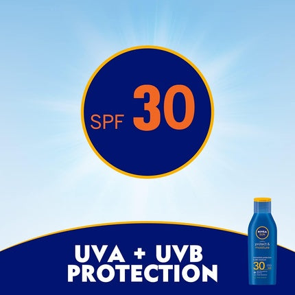 Lotiune protectie solara, Nivea, Protect & Moisture, SPF 30, 200ml