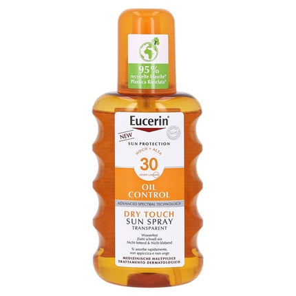 Spray transparent cu protecție solară, Eucerin, Sun Oil Control, SPF 30, 200ml