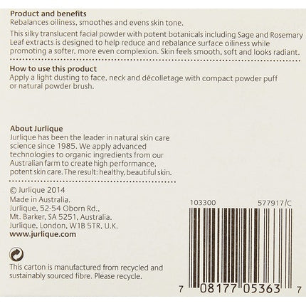 Pudră Jurlique, Rose Silk, negru