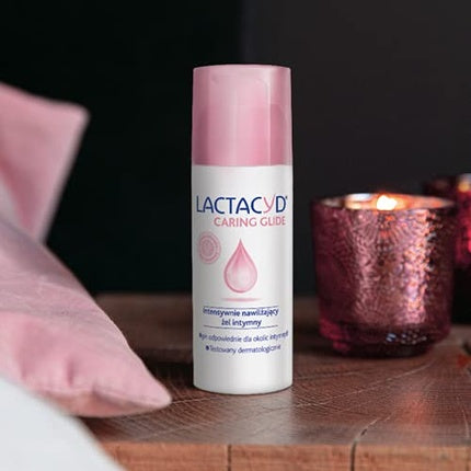 Gel Intim Lactacyd Caring Glide, 50ml, roz