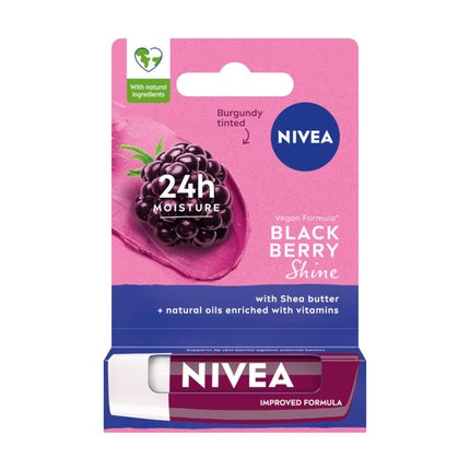 Ruj, Nivea, Blackberry Shine, 4.8g