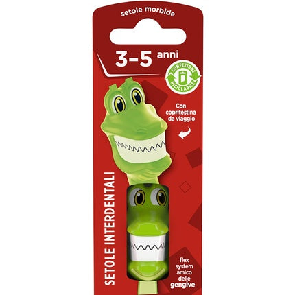 Periuță de dinți, Aquafresh, Flex Friends, copii 3-5 ani, roz