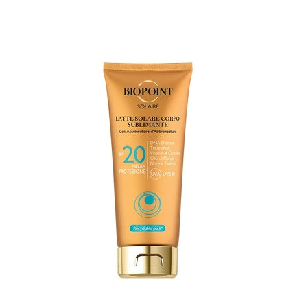 Lapte Corp Biopoint SPF 20, 200ml, Portocaliu