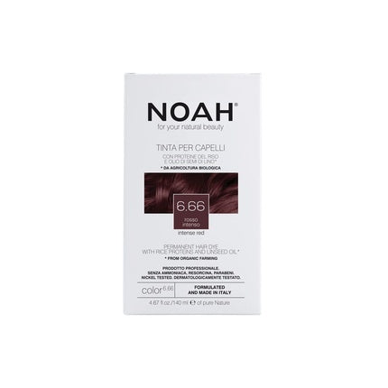 Vopsea de păr, Noah, 6.66, blond închis roșu