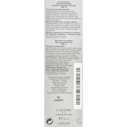 Fond de ten, Lancôme, Teint Miracle, maroniu, SPF 15, 30ml