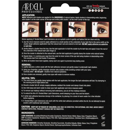 Gene false Ardell X-Tended Wear Demi Wispies Negre