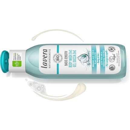 Gel de duș, Lavera, Basis Sensitiv, 250 ml